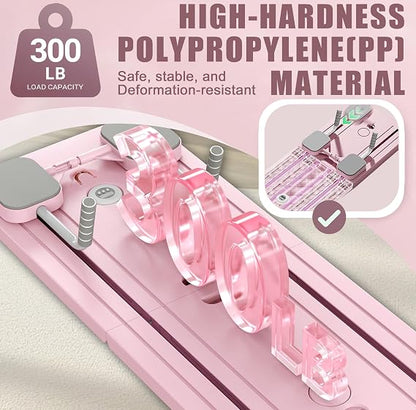 EPHESPORT Foldable Pilates Reformer Board 🧘‍♀️💪✨