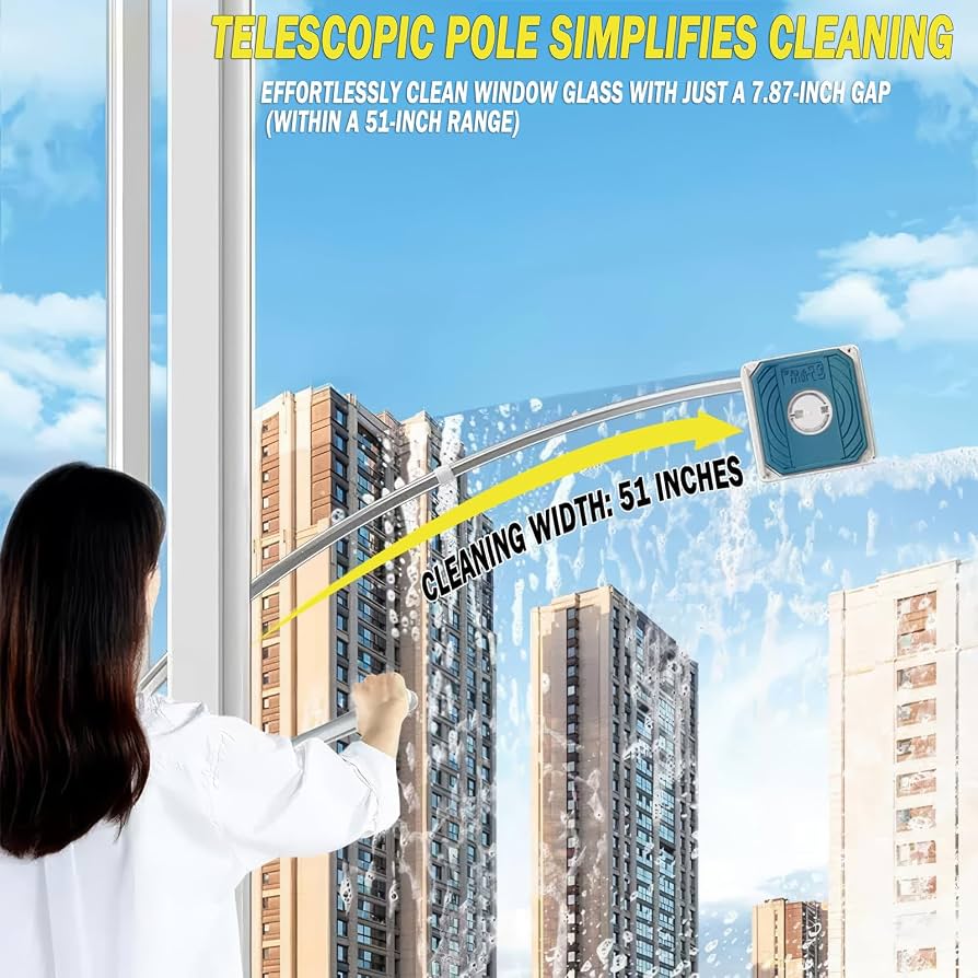 U-Shaped Double-Sided Window Cleaner