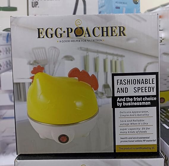 Electric Egg Poacher & Steamer – Multi-Egg Breakfast Cooker 🥚✨