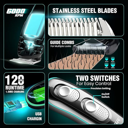 VGR Professional Beard & Hair Trimmer
