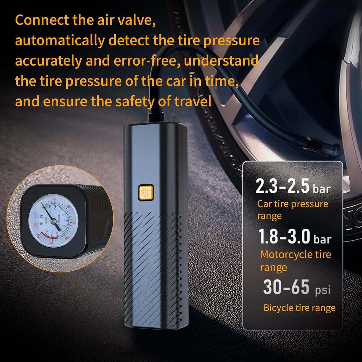 Tire Inflator Portable Air Compressor