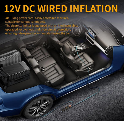 Tire Inflator Portable Air Compressor
