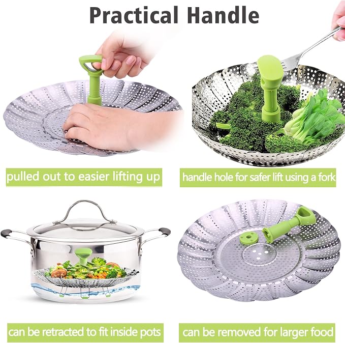 Expandable Vegetable Steamer Basket 🥦🍲