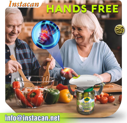 Automatic Electric Jar Opener – Easy Grip for Weak Hands