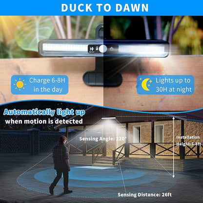 Clip-On Solar Motion Sensor Light – 4 Pack ☀️💡