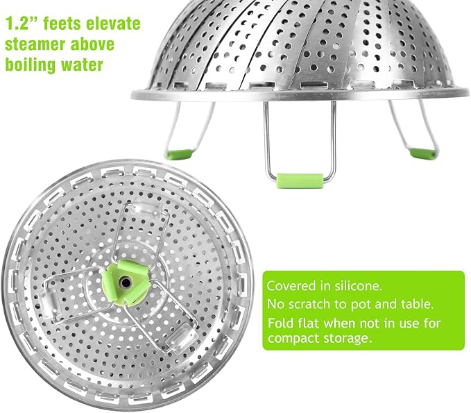 Expandable Vegetable Steamer Basket 🥦🍲