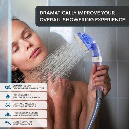 Shower Head High Pressure Filter with Beads