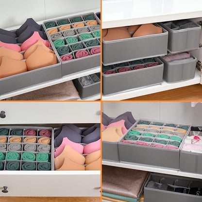 Underwear Storage Box Set Of 4 Pcs