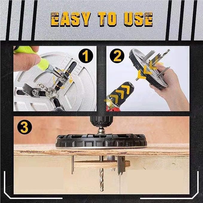 Adjustable Round Hole Cutter – Multi-Purpose Punching Saw
