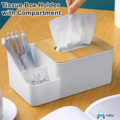 White Tissue Box