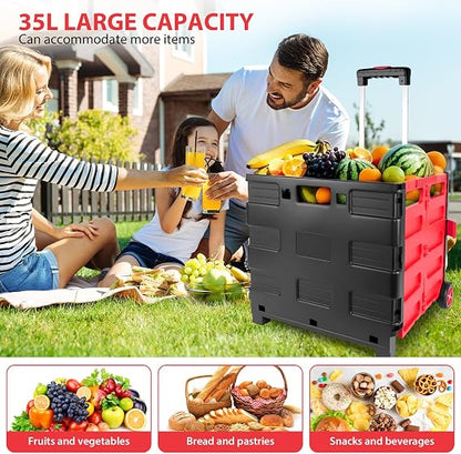 35L Foldable Trolley Cart 🛒📦