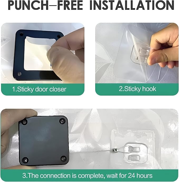Automatic Door Closer – Self-Closing Adjustable Door Device 🚪✨