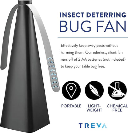 Fly Repellent Table Fan – Reflective Blade Insect Deterrent