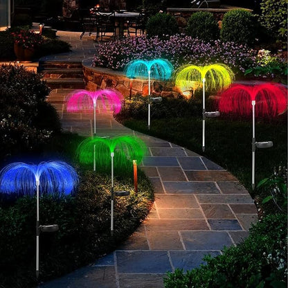 Solar Jellyfish Garden Lights – 2PCS Color-Changing LED Decor 🌈✨