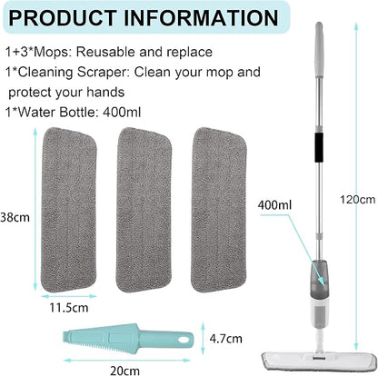 Microfiber Spray Mop with Refillable Bottle 🧹💦