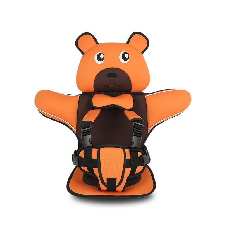 Child Baby Car Protection Cushion Seat Bear