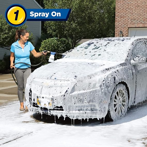 Car Wash Foam Cannon – 5-Setting Foam Blaster Spray Gun 🚗🫧✨