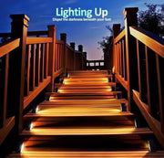 2 Led Triangle Solar Step Light Outdoor Waterproof IP67 Solar