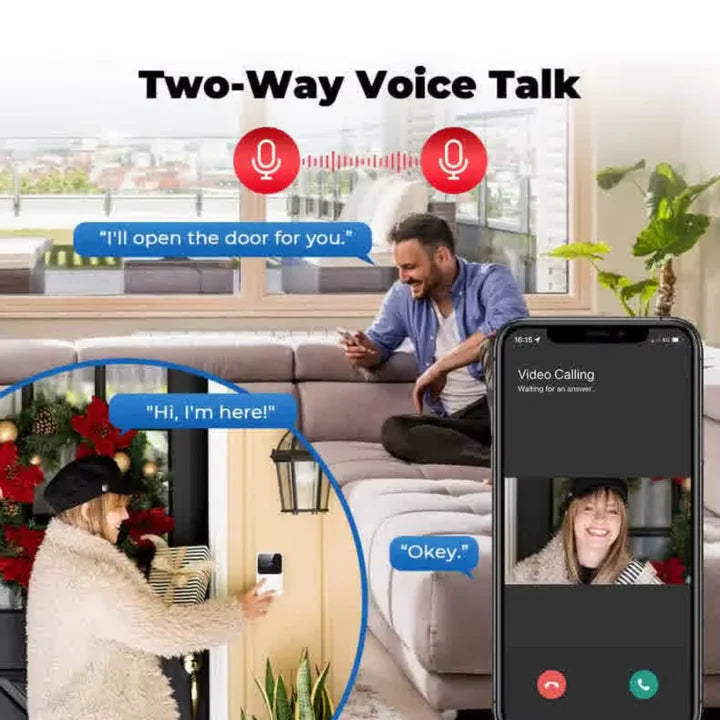 Smart Wireless Remote Video Doorbell Camera