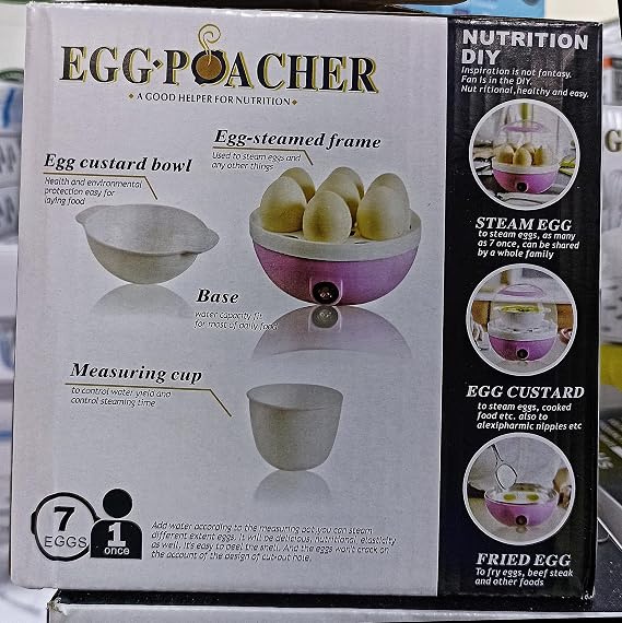 Electric Egg Poacher & Steamer – Multi-Egg Breakfast Cooker 🥚✨