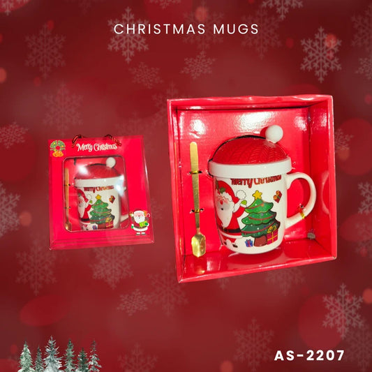 Christmas mug with free spoon 2206-2207