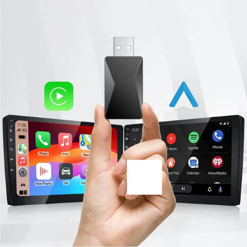 Wireless Carplay Android Auto Adapter 2in1