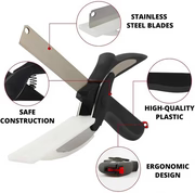 Kitchen Scissor Smart Cutting Board - Clever Cutter