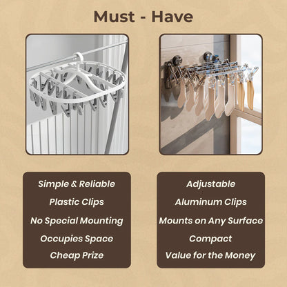 Foldable Sock Drying Rack – Space Saving Suction Design
