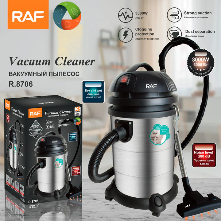 RAF 2 in 1 Wet & Dry Vacuum Cleaner - Vacuum Cleaner