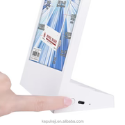 Rechargeable A4 desktop advertising light box Acrylic Flashing Led Table Menu Restaurant Card Display Holder Stand
