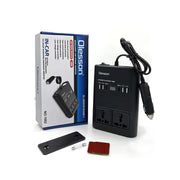 150W Car Power Inverter – DC 12V/24V to AC 220V Converter for Vehicle