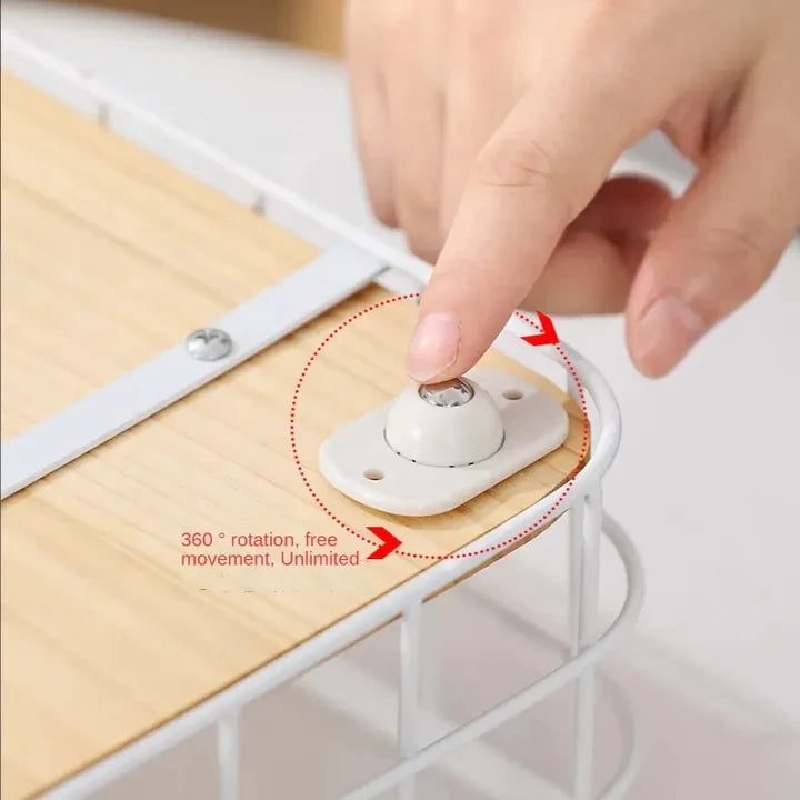 4 Pcs Self-Adhesive Castors Wheels Furniture