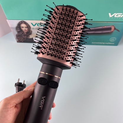 VGR Rotating Hot Air Brush Comb V494 - Black
