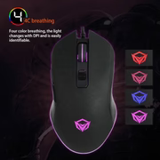 Backlit Gaming Keyboard and Mouse Combo Meetion C510 USB