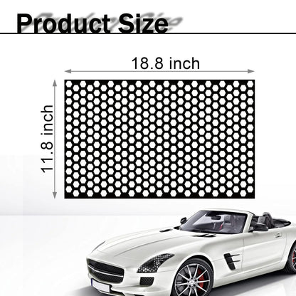 Universal Car Rear Tail Light Lamp Stickers Honeycomb