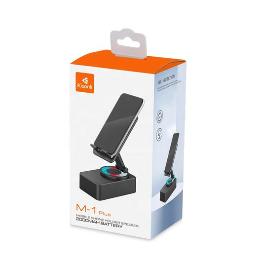 Kisonli M1PLUS Mini Portable Phone Holder Professional Wireless Speaker