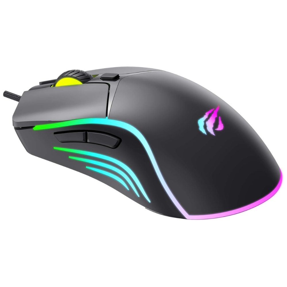 HAViT MS1029 RGB GAMING MOUSE BLACK WiRED
