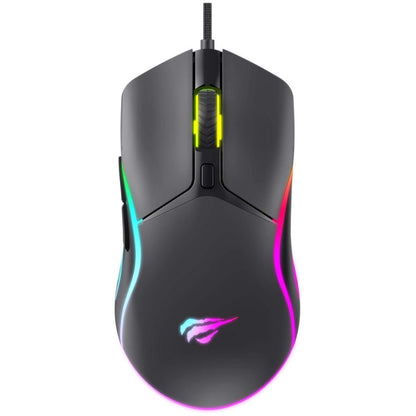 HAViT MS1029 RGB GAMING MOUSE BLACK WiRED