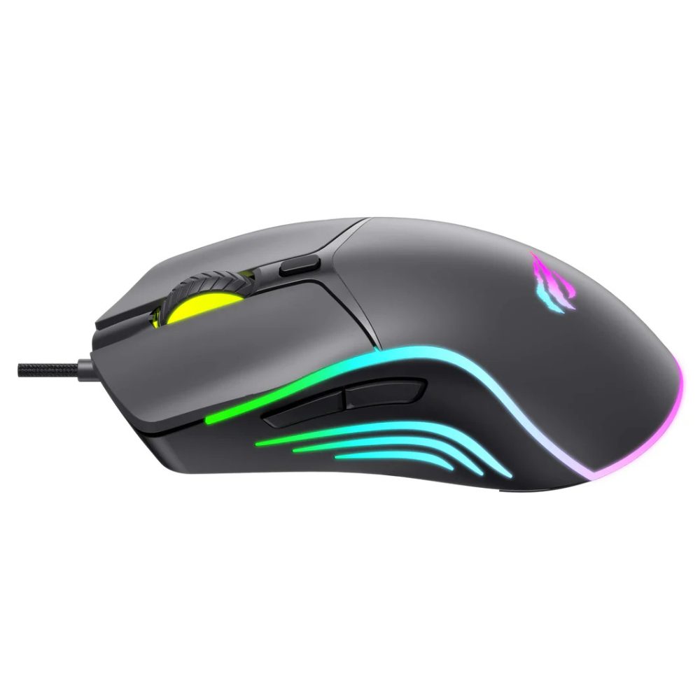 HAViT MS1029 RGB GAMING MOUSE BLACK WiRED