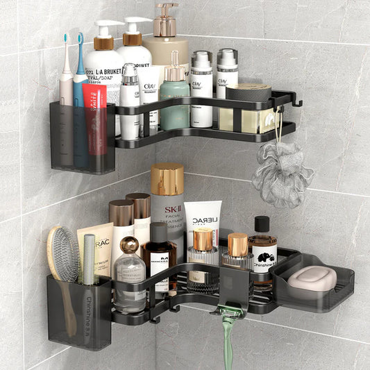 Steel Shower Caddy Bathroom Organizer Rust Proof Corner Shelves