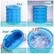 Wishbone Silicone Ice Maker Bucket Ice