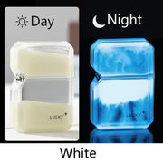 Luminous quicksand fluorescent gas lighter