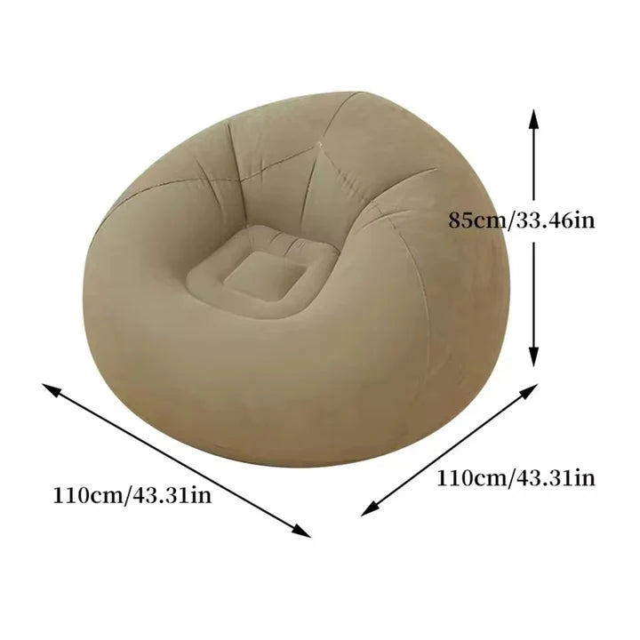 New Inflatable Flocking Sofa