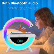 15W Lamp Speaker & Wireless Charger 1500mAh Rechargeable BT3401