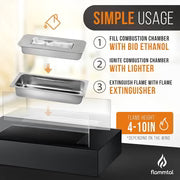 Table Fire place Ethanol For Indoor & Outdoor