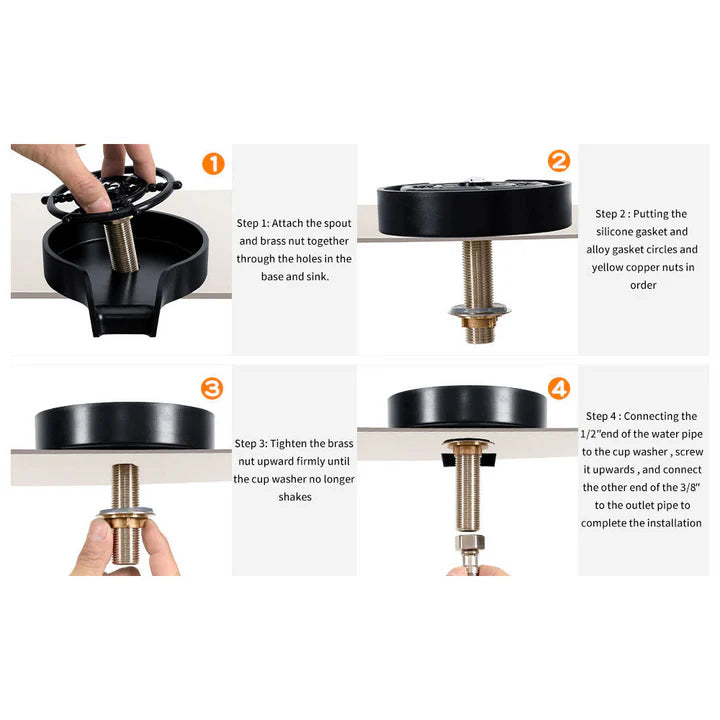 Kitchen Sink Glass Rinser