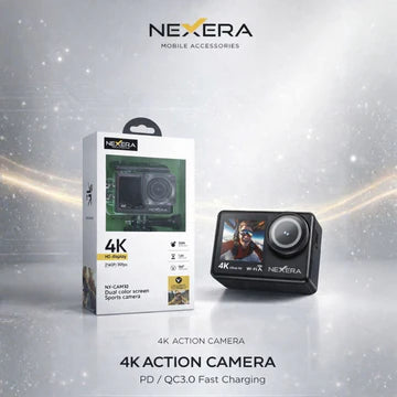 Wireless electric NEXERA 4k Sports Action Camera NX-CAM02grass trimmer