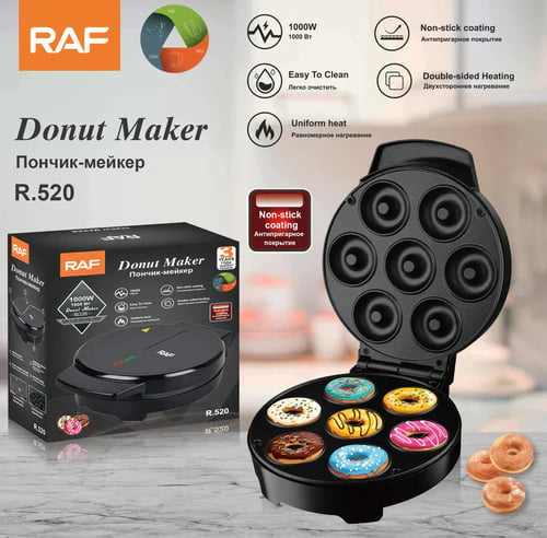Raf Non-stick Electric Donut Maker