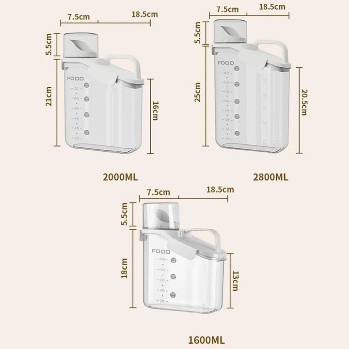 Clear Airtight Food Storage Containers