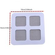 Set of 10 Anti-Clog Mesh Drain Filter – Hair & Insect Resistant Bathroom Screen